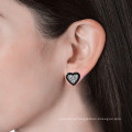 Destiny Jewellery Crystals From Swarovski Heart Stud Earrings